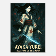 Anime Poster „AYAKA YUREI – Blossom of the Dead“ | Samurai Artwork | Hochwertiger Kunstdruck von DEFA in A1–A4