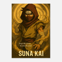 Suna Kai Anime Poster – Spirit of the Sandstorm, japanisch inspirierte Wandkunst, exklusiver Kunstdruck