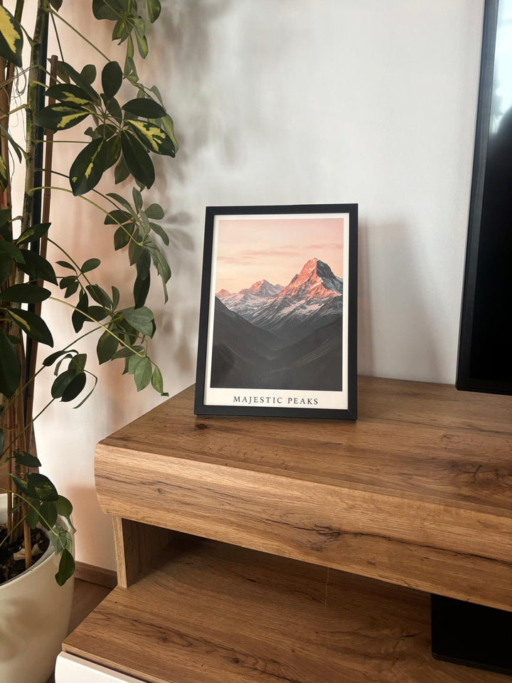 Minimal setup with warm natural tones