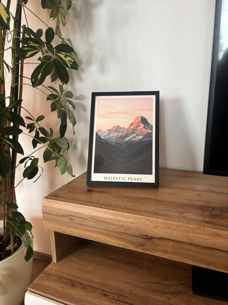 Minimal setup with warm natural tones
