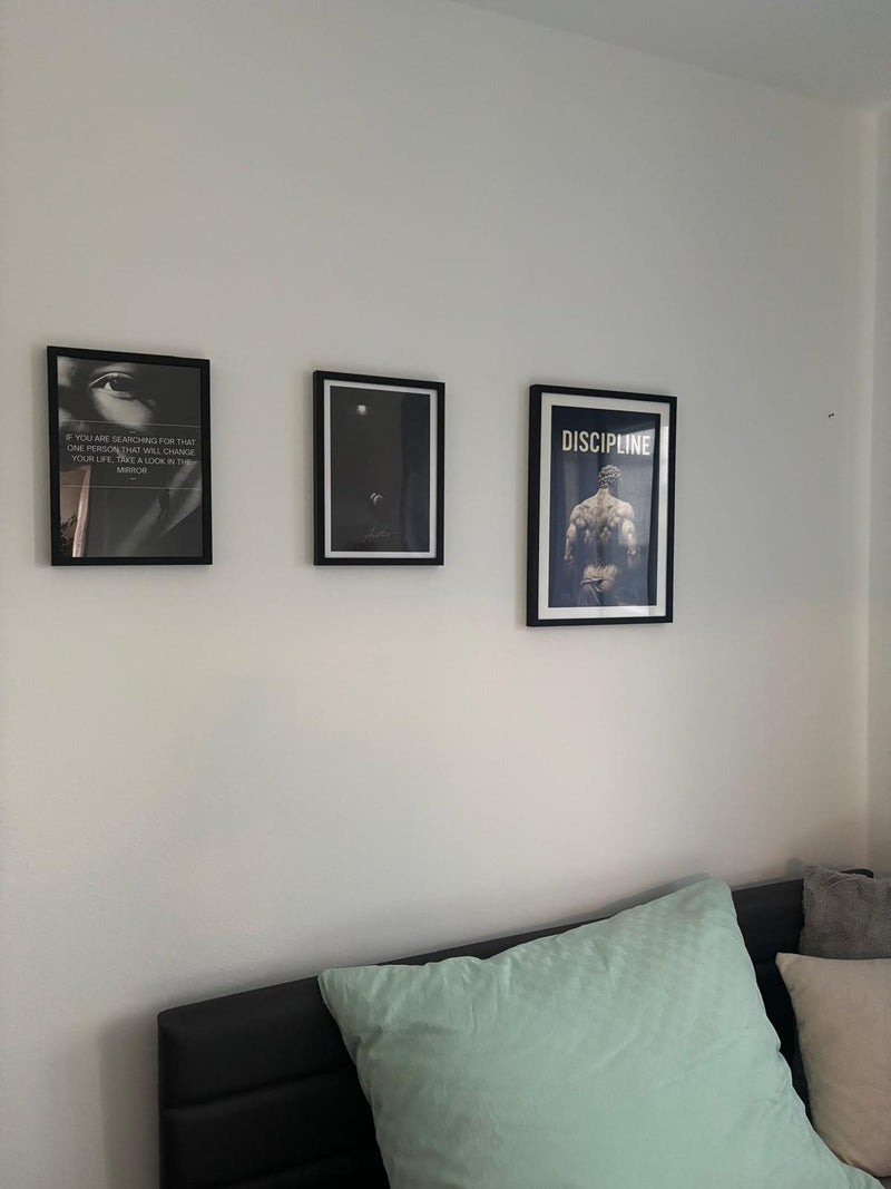 Clean framed art for modern living spaces