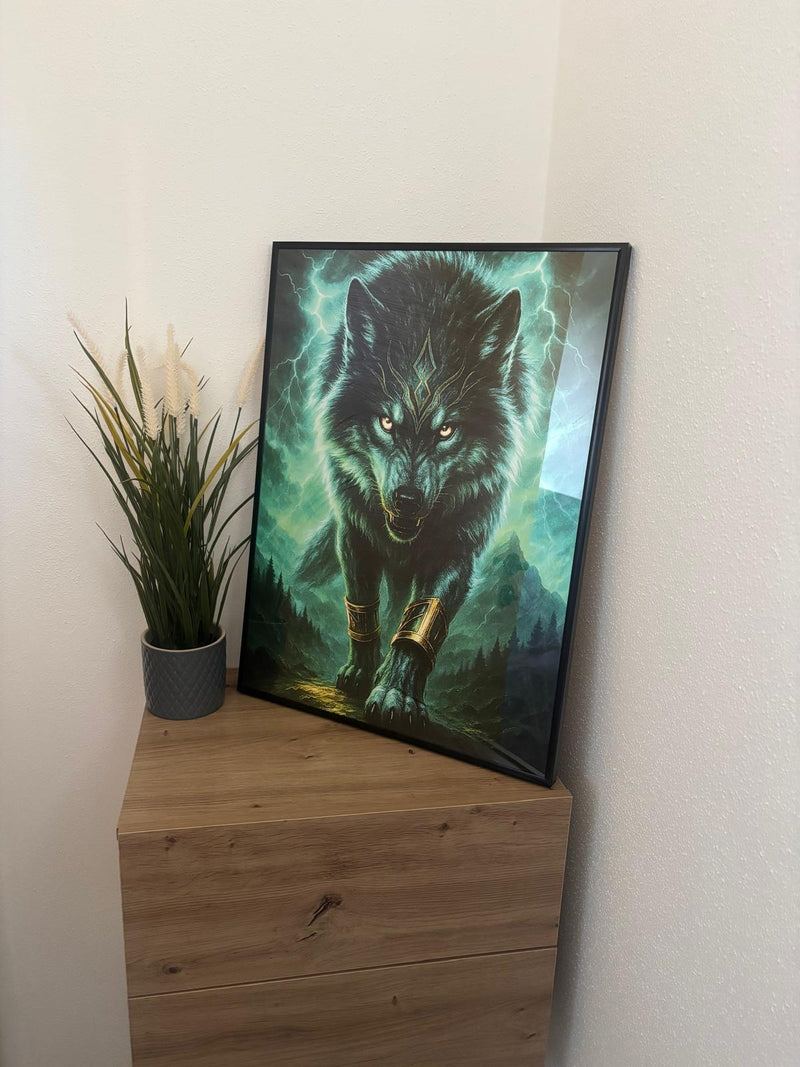Atmospheric artwork with premium framing