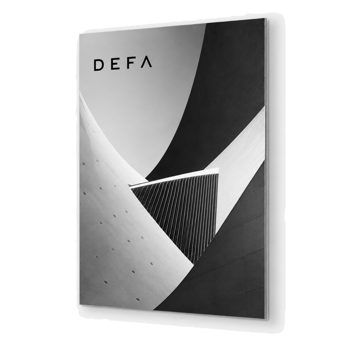 DEFA aluminium wall art print