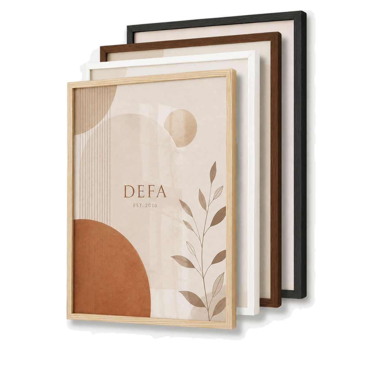 DEFA wall art with wooden frame