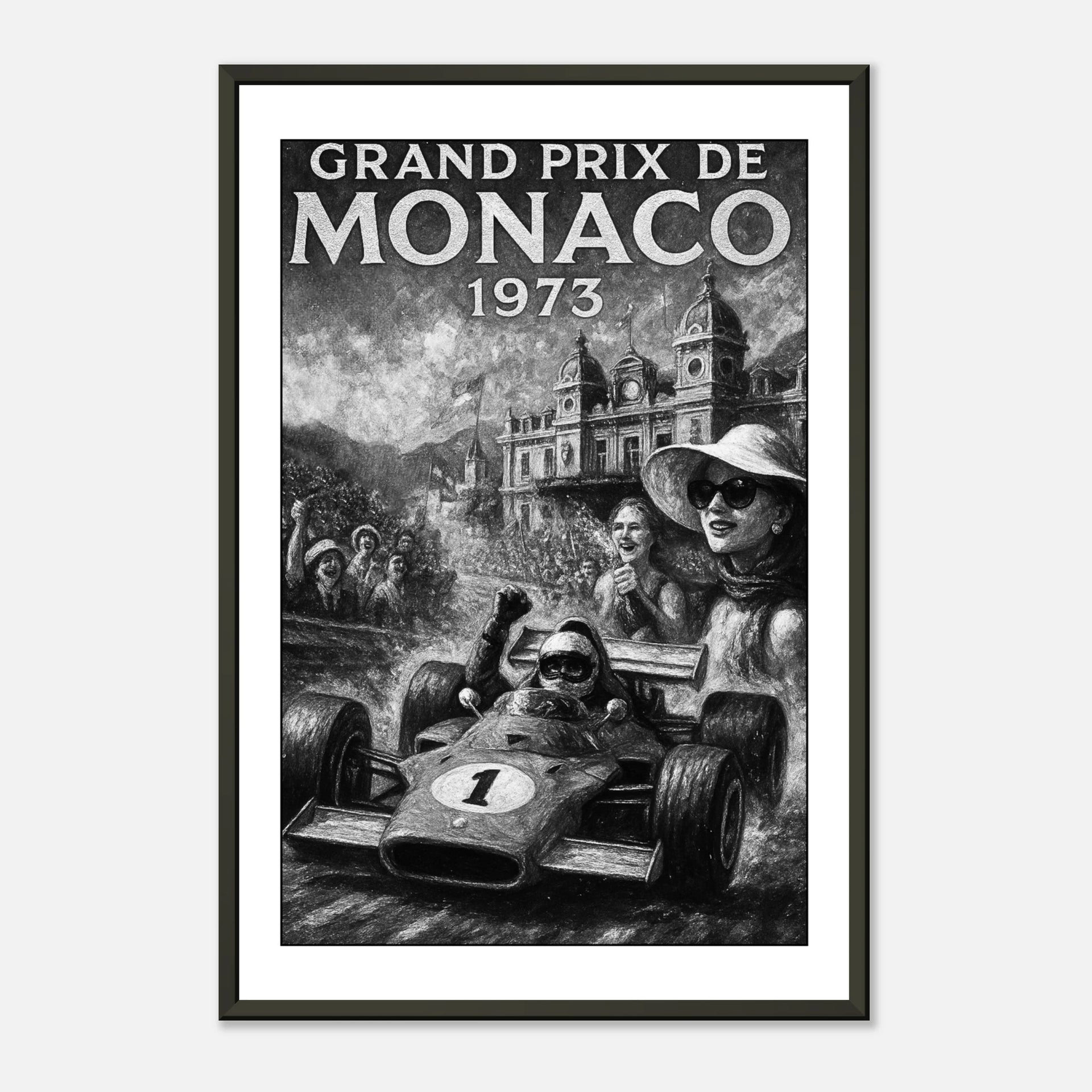 Monaco Victory – 1973 Grand Prix Poster | Klassisches Formel-1