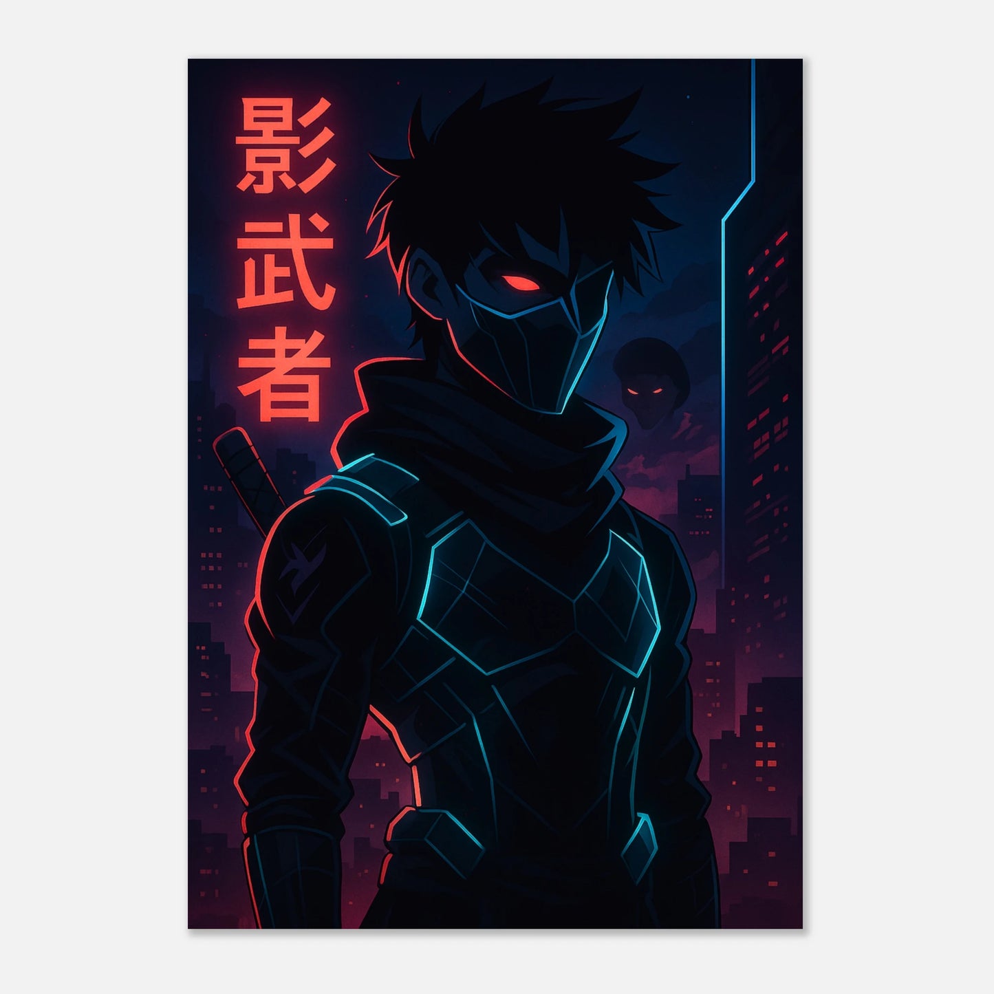 Anime Art Print – KAGE ZERO Shadow Protocol Poster, hochwertiger Kunstdruck auf FSC-zertifiziertem Papier