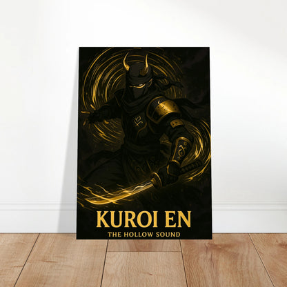 Kuroi En Anime Poster – The Hollow Sound Wandbild für Schlafzimmer, dunkle und edle Raumdeko
