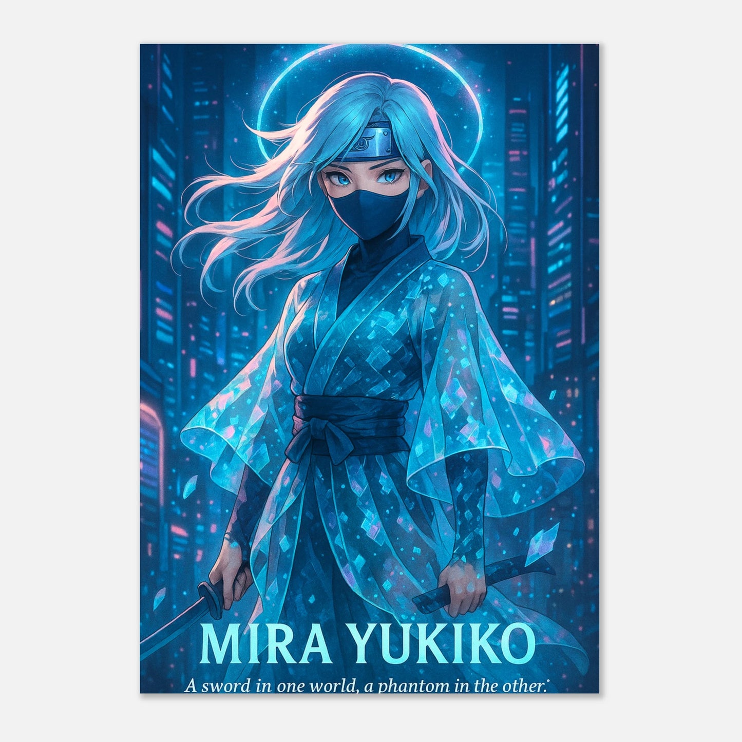 MIRA YUKIKO Anime Poster Blade of the Hidden Light – hochwertiges Wandbild für Wohnzimmer, Schlafzimmer oder Büro
