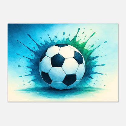 Momentum The Heart of Soccer Poster – Modern Football Wall Art Sports Print