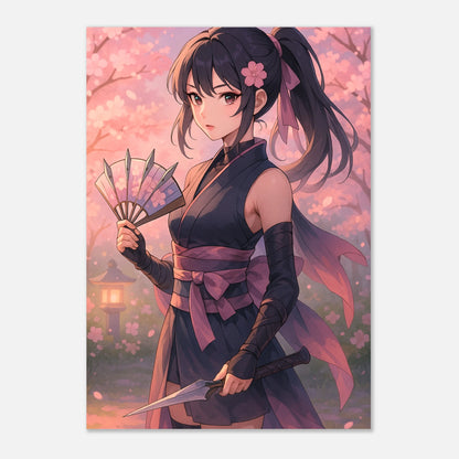Anime Art Print – SAKURA KURENAI Poster Blossom and Blade, Premium-Druck auf hochwertigem Papier