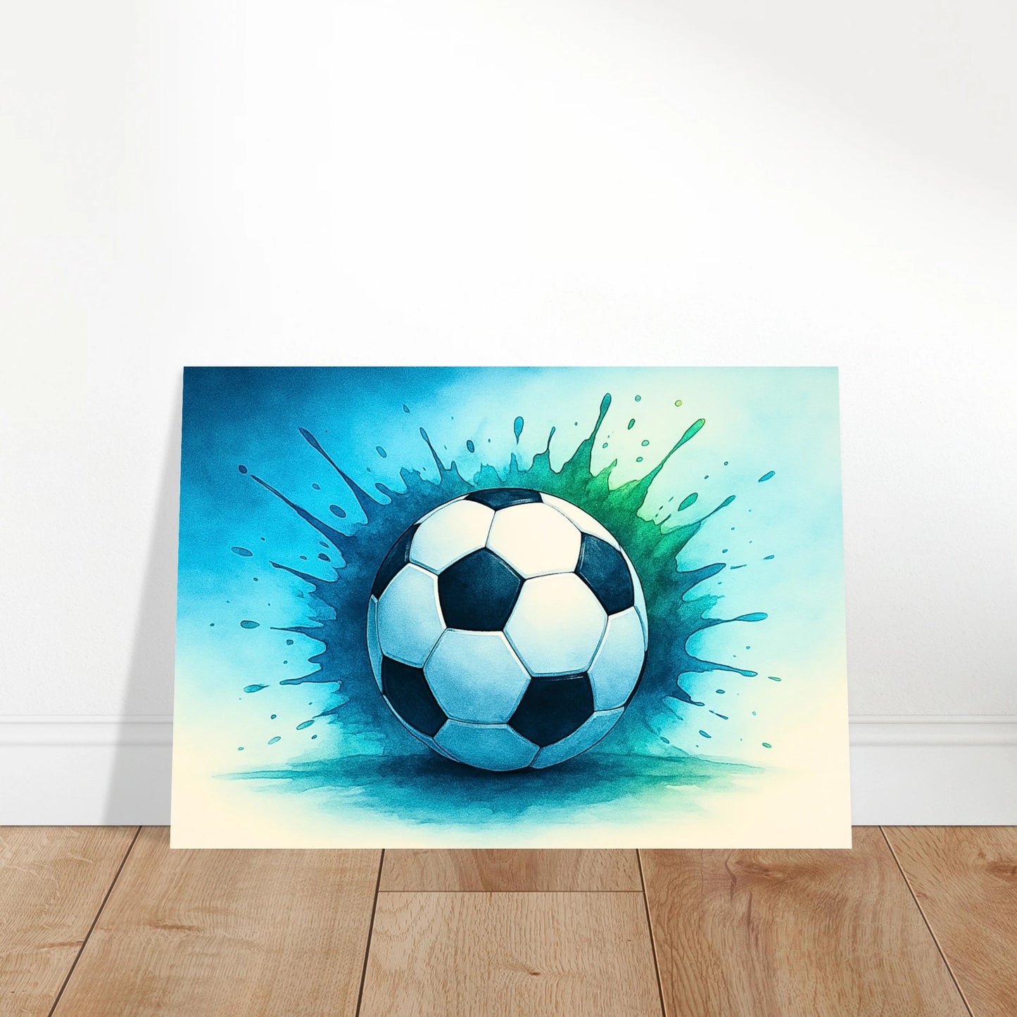 Soccer Wall Art Poster – Momentum Football Sports Print for Modern Home Decor