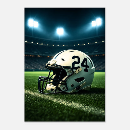 Under the Lights Poster – American Football Wall Art Print for Sports Fans