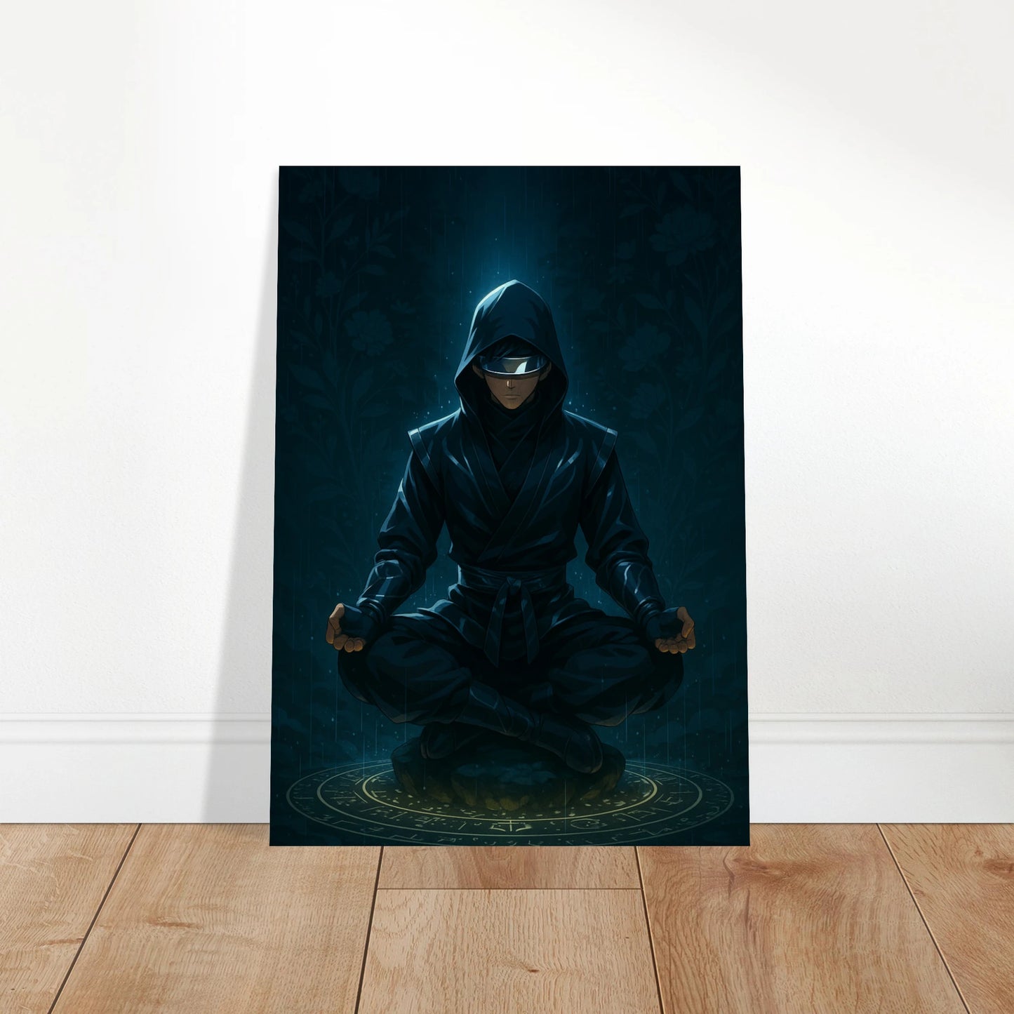 Anime Wanddeko – ZENRAI Code of Stillness Poster als stilvolles Kunstwerk im modernen Wohnzimmer